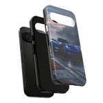 Elkhart Lake Blue C7 Track Attack Dawn Tough Phone Case