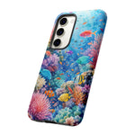 Underwater Coral Reef Phone Case | Colorful Tropical Fish Ocean Scene