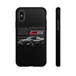 Black C5 Phone Case American Sports Car Tough Cover Gift