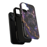 French Bulldog Galaxy Marble Art Tough Phone Case