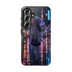 Lofi Anime Rain Street Art Tough Phone Case