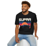 Supra Retro Sunset Car T-Shirt JDM Style Graphic Tee