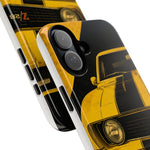 Z28 Yellow Camaro Retro Poster Tough Phone Case