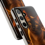 Burmese Golden Sable Portrait Art Tough Phone Case