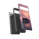 C8 Corvette Silhouette Pastel Horizon Case