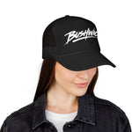 Bushwick NYC Script Trucker Hat Streetwear Brush Lettering Snapback Urban Brooklyn Style