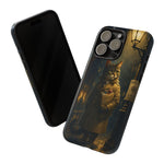 Dapper Cat Detective phone case | Tough Cases