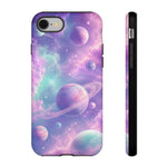 Pastel Galaxy Planet Vaporwave Art Tough Phone Case
