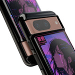 Melancholy Anime Girl Phone Case Vaporwave Tough Case