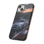 Skyline GT-R R34 White Nurburgring Speed Art Tough Phone Case