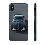 1969 Camaro SS Black Overhead Tough Phone Case Cover Gift Art