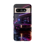 GTO Rainy Neon Arcade Tough Phone Case for Muscle Car Enthusiasts