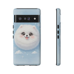 Samoyed Kawaii Snowball Chibi Art Tough Phone Case