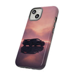 C8 Corvette Silhouette Pastel Horizon Case
