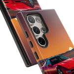 Red C4 ZR-1 King of the Hill Art Tough Phone Case