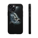 Tarpon Fishing Phone Case, Saltwater Portrait Black Cover, Gift