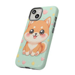 Shiba Inu Kawaii Chibi Smile Pet Dog Art Tough Phone Case