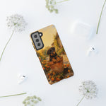 Rottweiler Puppy in Flower Pot Tough Case | Floral Dog Phone Cover