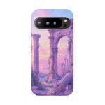 Roman Ruins Pastel Sky Vaporwave Art Tough Phone Case
