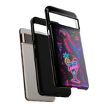 Neon Parrot Cocktails phone case | Tough Cases