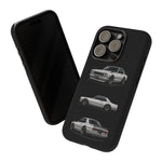 Silver Hakosuka Skyline Classic Sports Car Tough Phone Case for JDM Fans