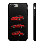Z28 Red Triview Phone Case Classic Car Illustration