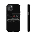 Z28 Camaro Phone Case Classic Muscle Car Patriotic Tough Cover Gift Art