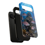 Snapper Reef Phone Case, Sunlit School Ocean Fishing Tough Cover