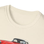 Red 1960 Corvette Convertible T-Shirt | Retro Classic Car Illustration