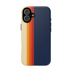 Retro Rainbow Stripe Phone Case | Tough Phone Case