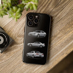 Silver Prelude Sports Coupe Tough Phone Case for JDM Fans