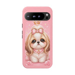 Shih Tzu Princess Kawaii Chibi Puppy Pet Dog Art Tough Phone Case