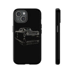 1959 Chevy Impala illustration Tough Case | Retro Classic Car Phone Cover
