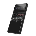 C3 Stingray Phone Case Black Sports Car Tough Cover Gift