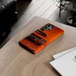 Orange Cuda Phone Case, 71 Classic Muscle Car Tough Cover