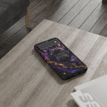 French Bulldog Galaxy Marble Art Tough Phone Case