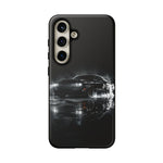 Black Sports Car Illustration 2023 Challenger SRT phone case | Car Drift Reflection