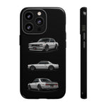 Silver Hakosuka Skyline Classic Sports Car Tough Phone Case for JDM Fans