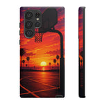 Basketball Court Sunset Phone Case | Tough Phone Case