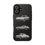 Silver Sting Ray Classic Corvette Phone Case Tough Multi View