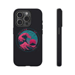 Great Dream Wave Circular Badge Vaporwave Phone Case – Japanese Aesthetic
