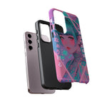 Neon Cyber Geisha phone case | Tough Case