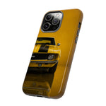 Classic Camaro SS Phone Case, Yellow 69 Muscle Car Cover, Gift for Guys