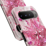Pink Glitter Star Tough Case | Sparkle Phone Case
