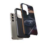 Skyline GT-R R34 White Nurburgring Speed Art Tough Phone Case