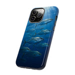 Amberjack School Phone Case, Open Water Sunlight Tough Cover