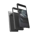 Black S2000 Low-Key Minimal Tough Phone Case for JDM Fans