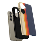 Retro Rainbow Stripe Phone Case | Tough Phone Case