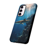 Cobia Reef Phone Case, Shaft of Light Ocean Fishing Tough Cover