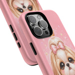 Shih Tzu Princess Kawaii Chibi Puppy Pet Dog Art Tough Phone Case